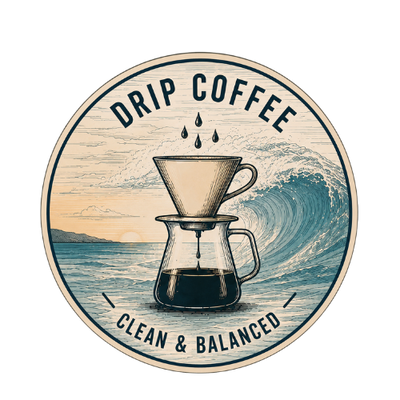 Drip coffee brewing method
