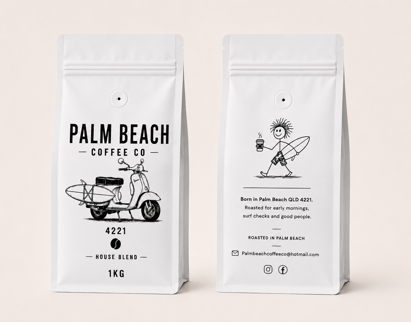 Palm Beach Coffee Co    House Blend 1kg