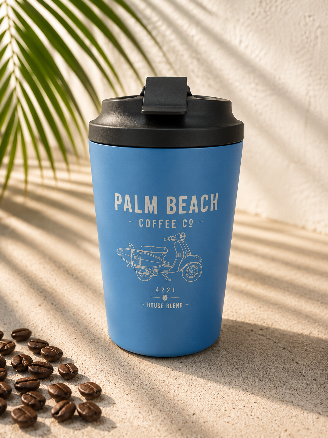 Palm Beach Coffee Co Reusable Cup               Stainless Steel                  Bondi - 8oz