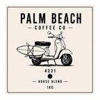 Palm Beach Coffee Co House Blend 1 kg label